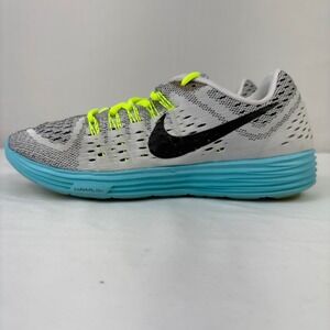 Nike Lunartempo Womens Running Shoes White Volt Aqua Size 9 705462‎ 100